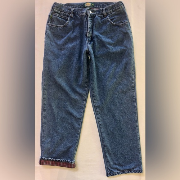 CABELA’S Lined Straight-Leg High-Rise Women’s Jeans (W18R L30) - Picture 3 of 17